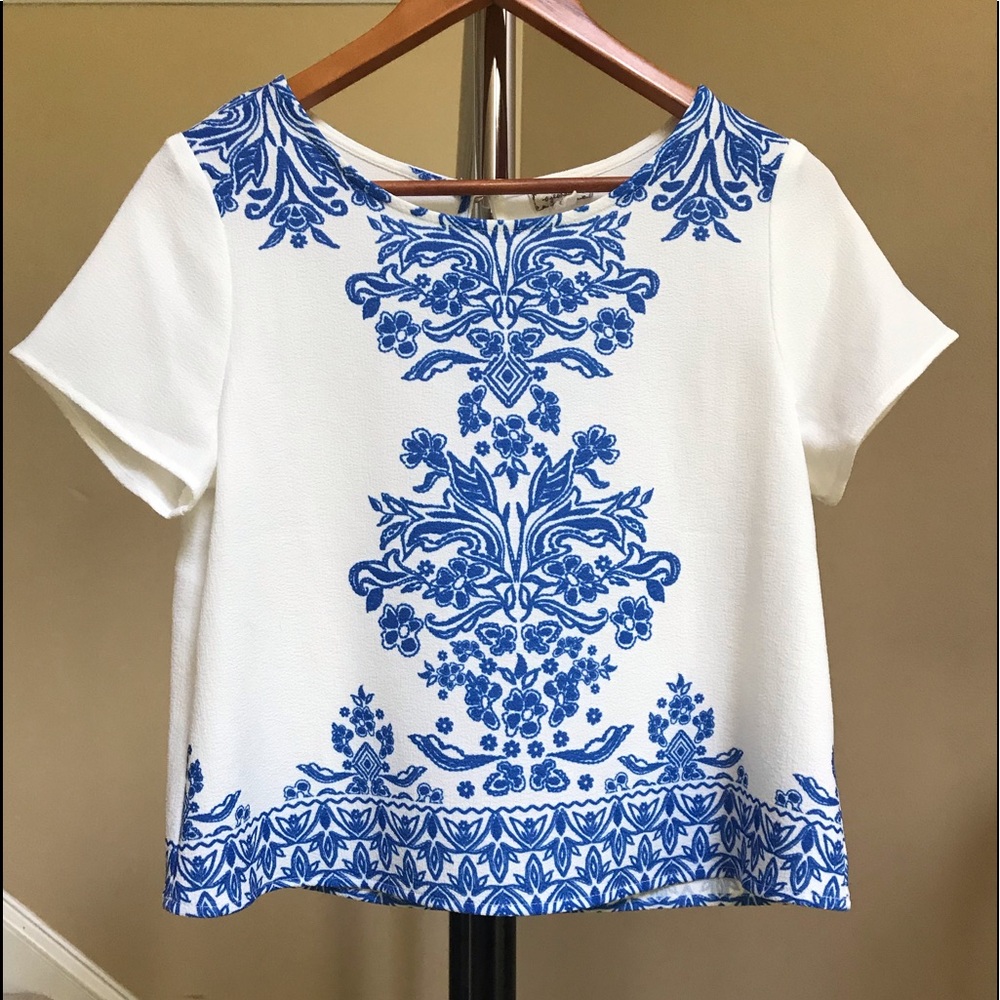 🌸 Charming Charlie’s: Cap Sleeve Blouse